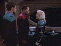 Melora möchte allein auf die Shuttlemission.