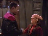 Sisko ist mit Nogs Bitte einverstanden