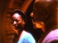 Sisko hat eine Vision seiner Mutter Sarah.