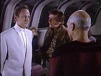 Picard bringt die Kolonisten zusammen