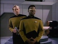 Reginald Barclay und Geordi.