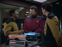Geordi und Sutter haben einen Energiestrang gefunden