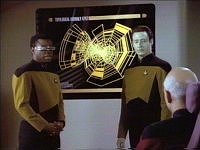 Data und Geordi haben ein Paradoxon entwickelt