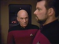 Picard will von Riker die ganze Geschichte hören.