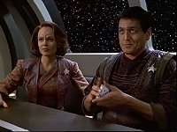 B'Elanna und Chakotay in Maquis-Kleidung